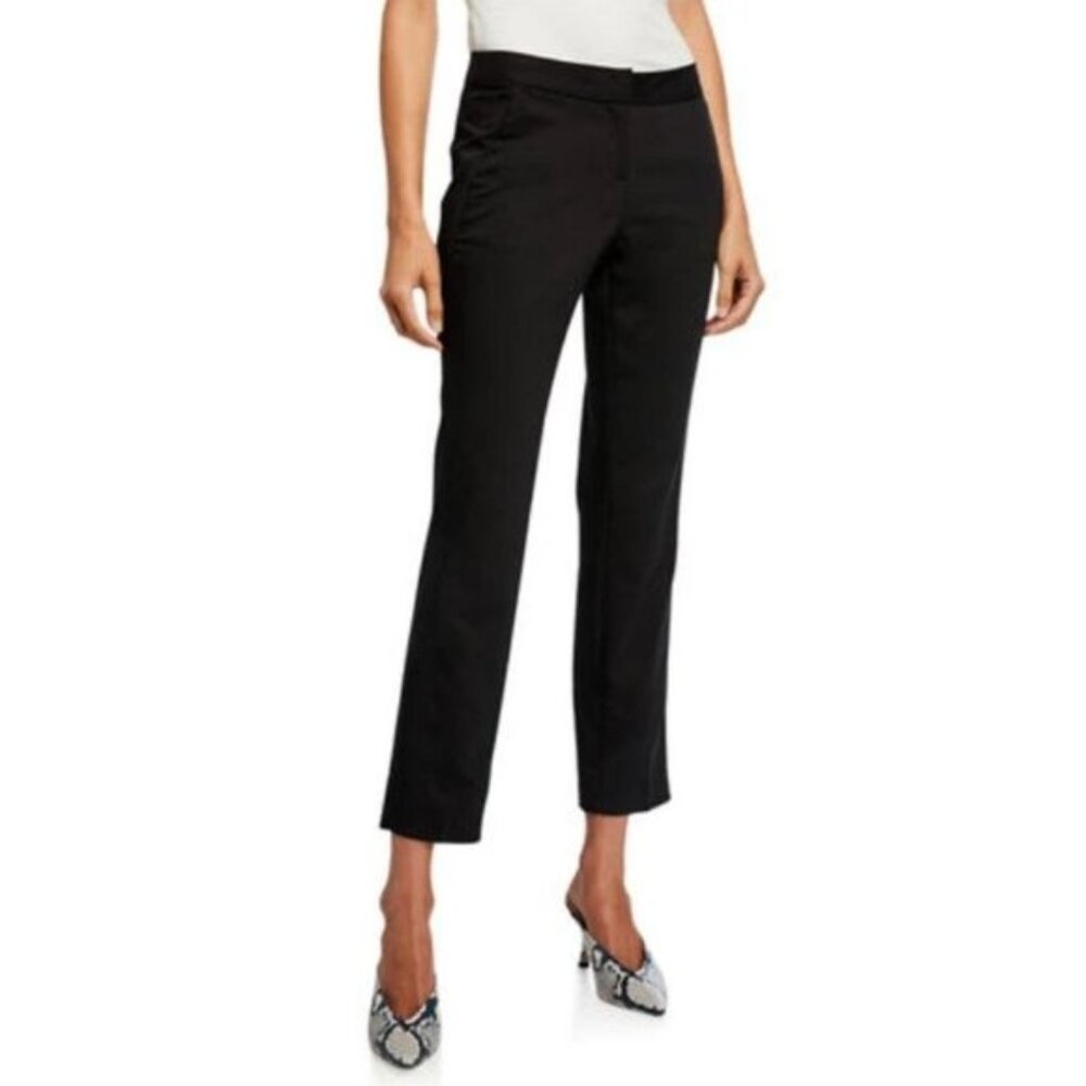 Amanda & Chelsea Elastic Waist Slim Crop Pants